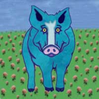 Schweinhunt Blue Pig